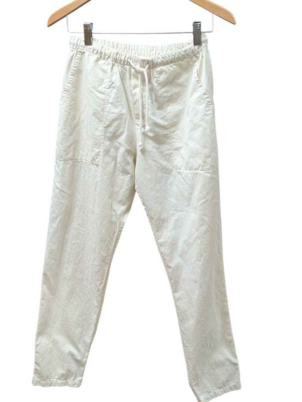 Industry of All Nations Unbleached Undyed Ponya Drawstring Pants Unisex Small